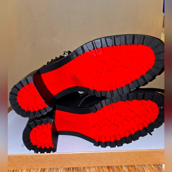 Christian Louboutin size 41.5 US 11.5 black  Winter spikes 70 boots - Picture 3 of 7
